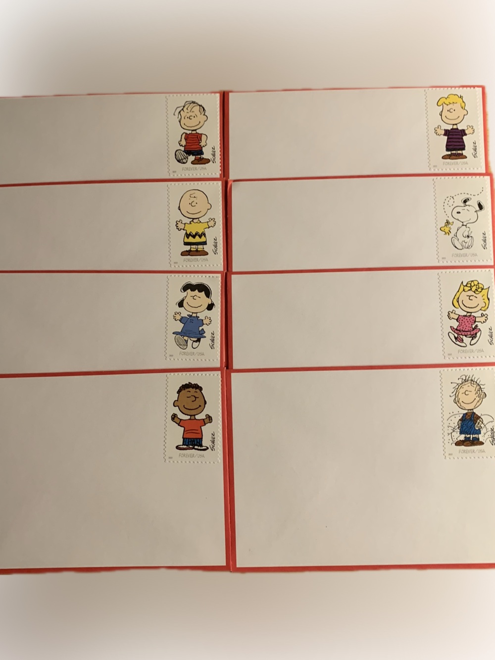 Stamped Peanuts Character Notecards - Picture 3 of 3
